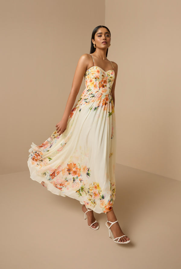 Hemant & Nandita Saba Long Dress