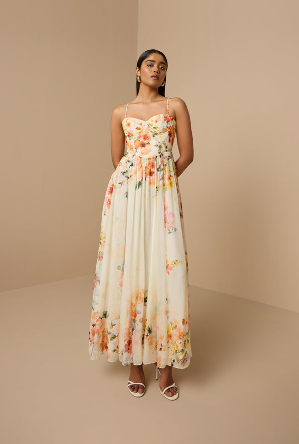 Hemant & Nandita Saba Long Dress