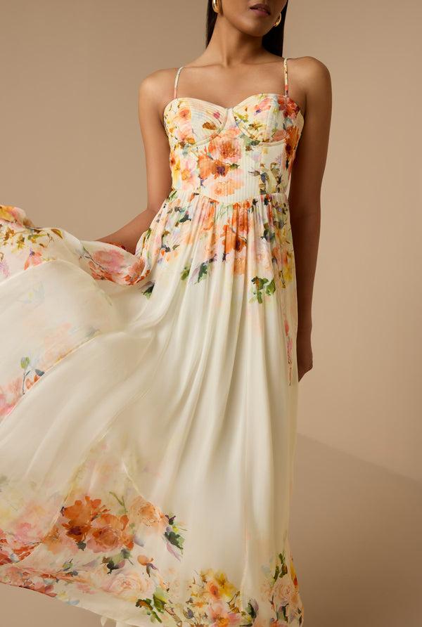 hemant & nandita Saba Long Dress