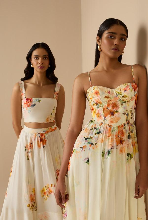 Hemant & Nandita Saba Midi Skirt