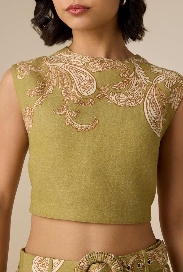 hemant & nandita Sakhi Crop Top