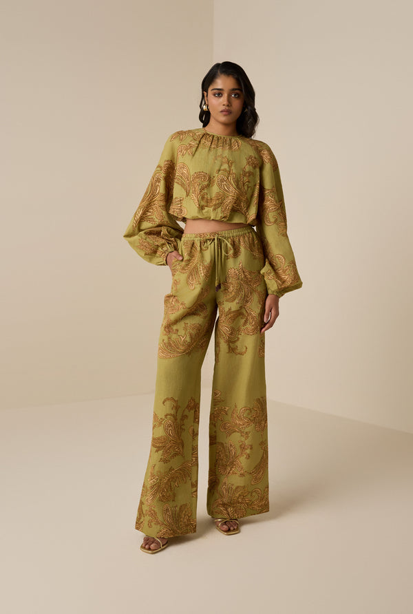 Hemant & Nandita Sakhi Pull On Pants