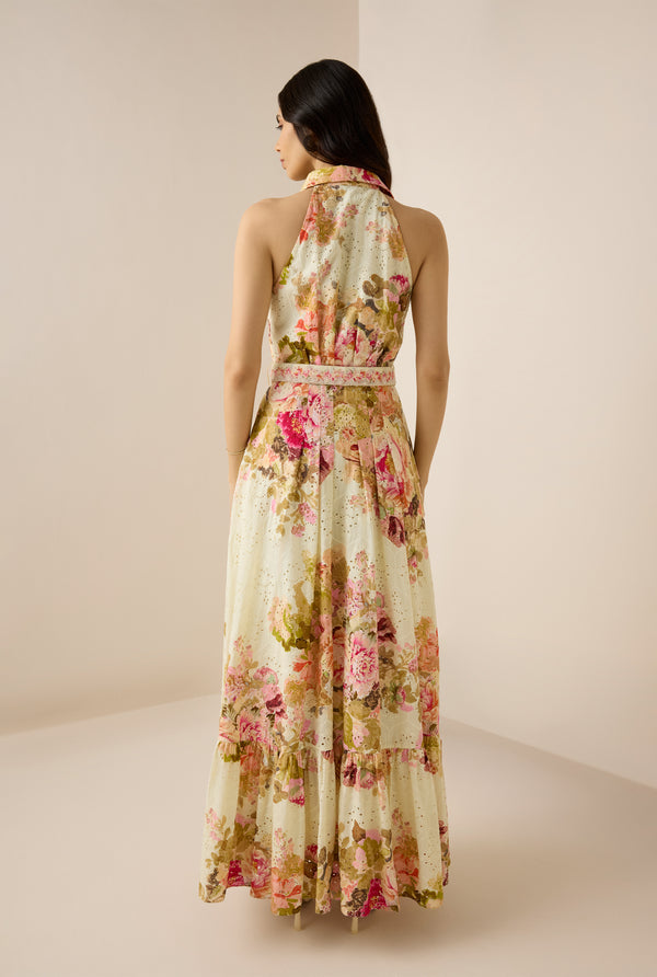 Hemant & Nandita Sama Long Shirt Dress