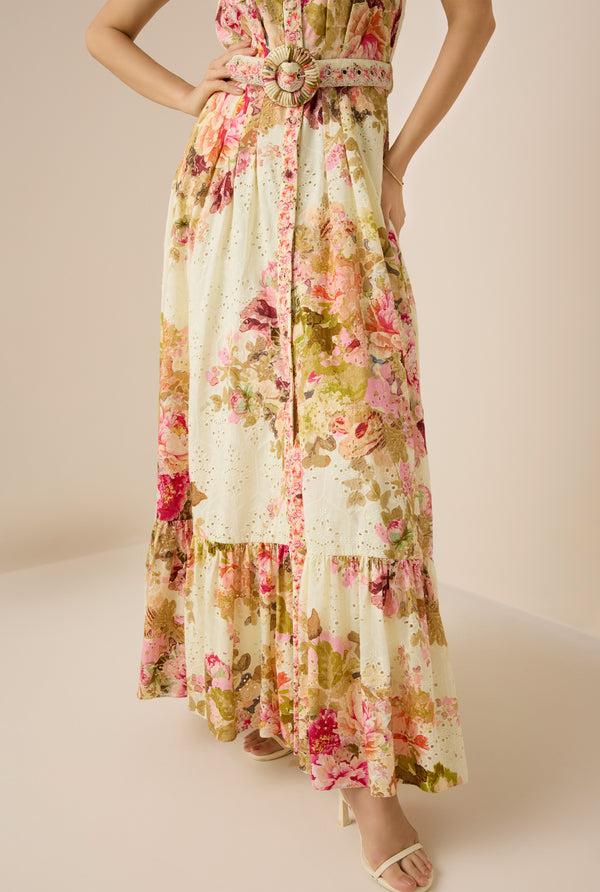 Hemant & Nandita Sama Long Shirt Dress