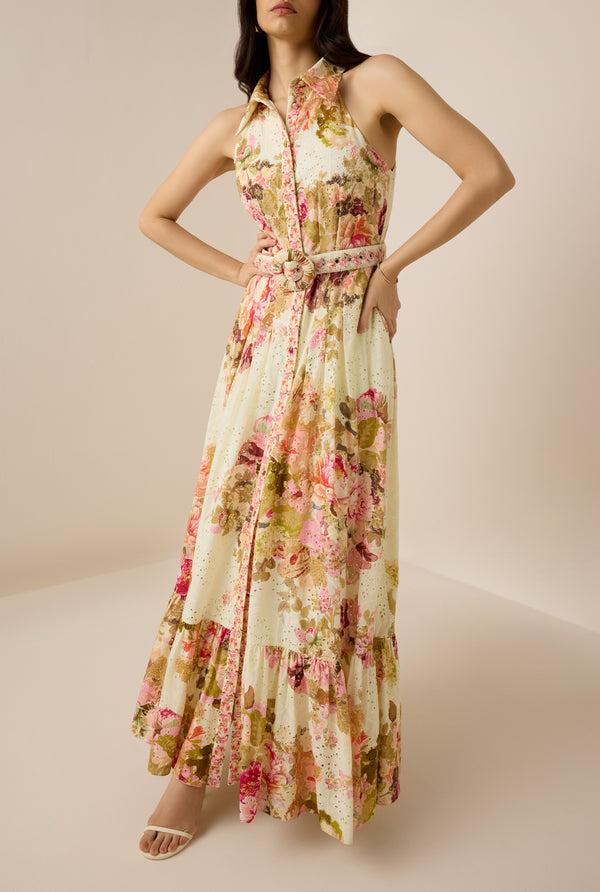 hemant & nandita Sama Long Shirt Dress