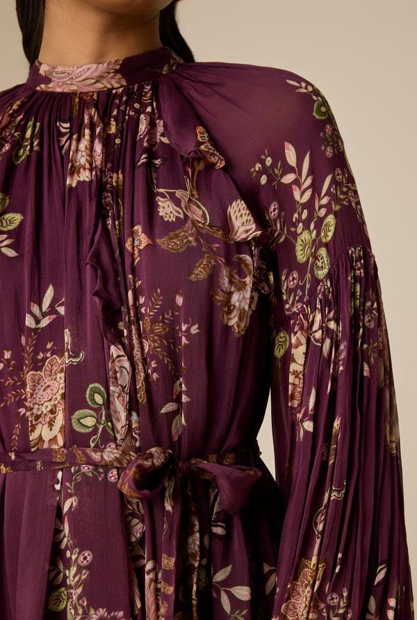 Hemant & Nandita Savi Ruffle Mini Dress