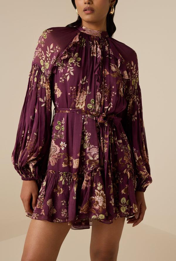 Hemant & Nandita Savi Ruffle Mini Dress