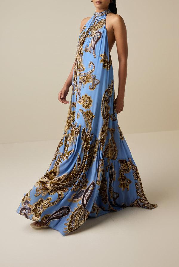 Hemant & Nandita Saya Long Dress