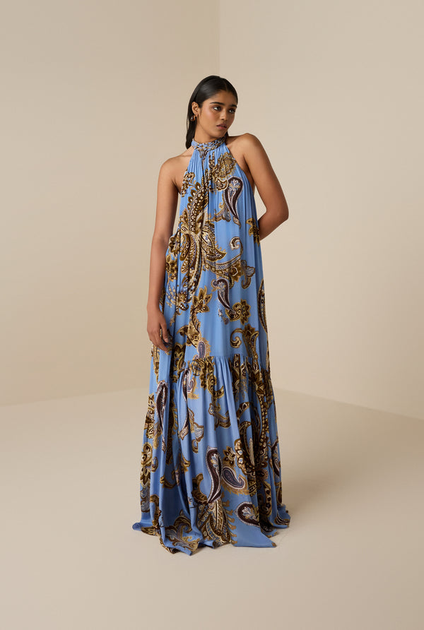 Hemant & Nandita Saya Long Dress