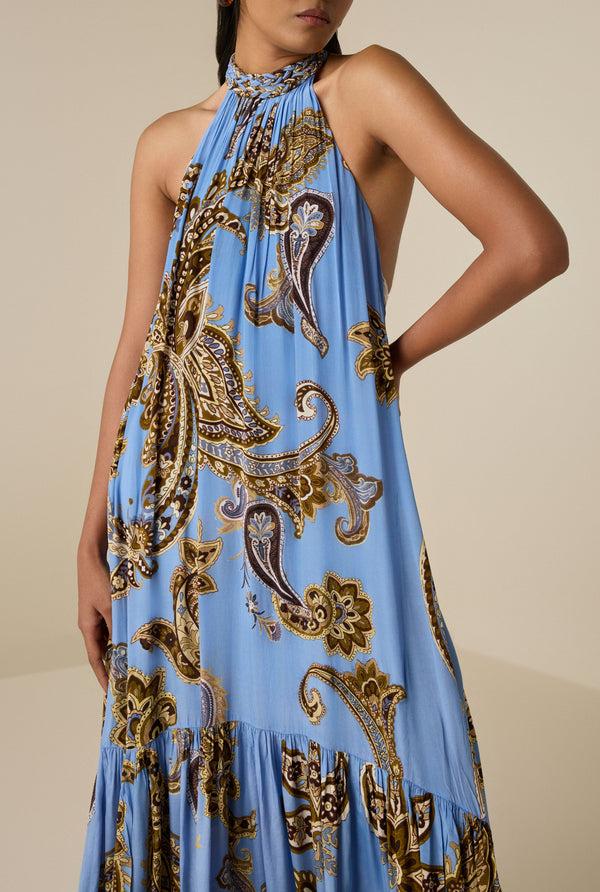 Hemant & Nandita Saya Long Dress