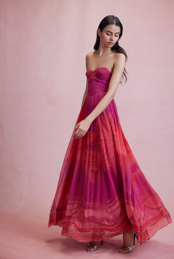 Hemant & Nandita Soma Long Dress