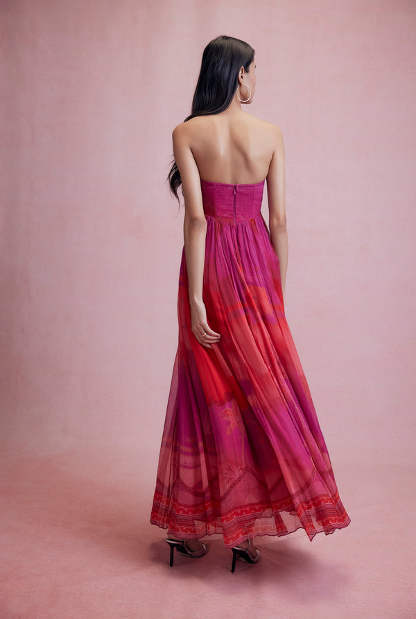 Hemant & Nandita Soma Long Dress