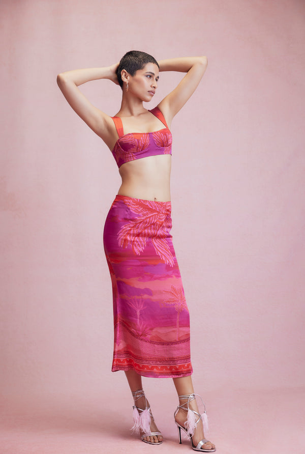 Hemant & Nandita Soma Midi Skirt