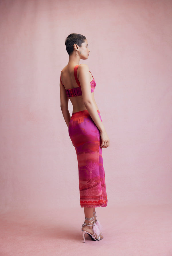 Hemant & Nandita Soma Midi Skirt