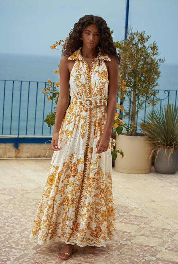 Hemant & Nandita Tora Long Dress