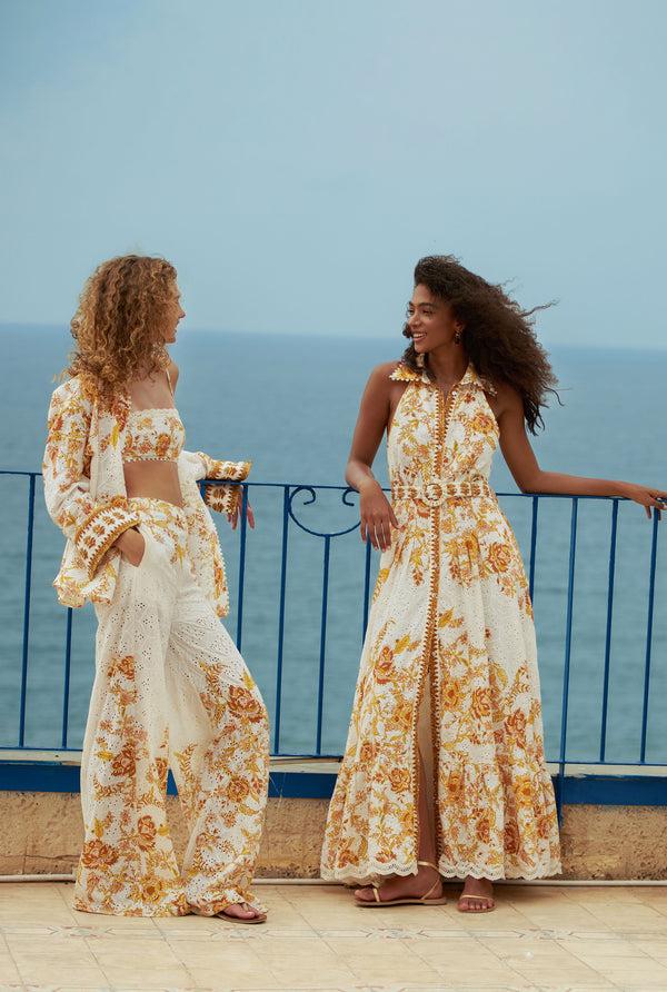 Hemant & Nandita Tora Long Dress