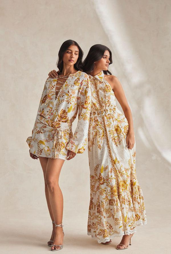 Hemant & Nandita Tora Short Dress