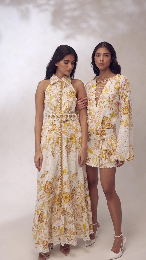 Hemant & Nandita Tora Short Dress