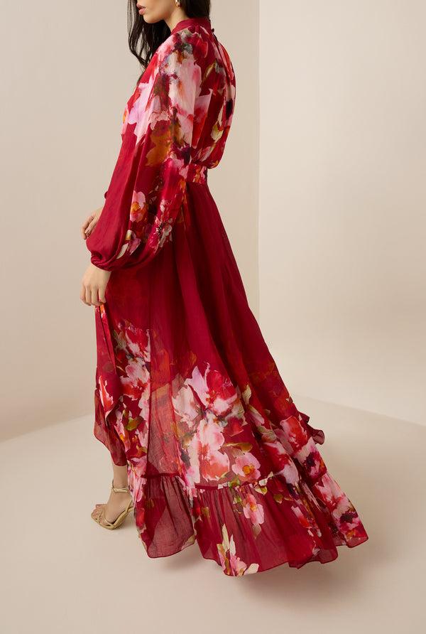 Hemant & Nandita Tuhi High Low Dress