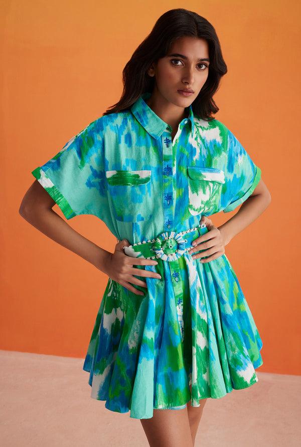 hemant & nandita Vida Short Dress