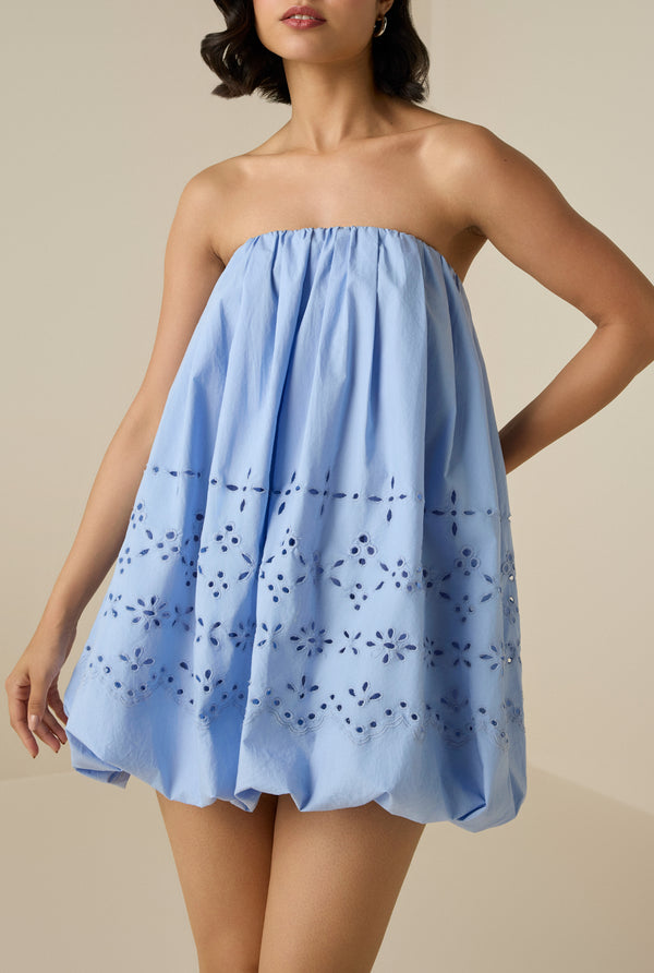 Hemant & Nandita Viva Balloon Short Dress