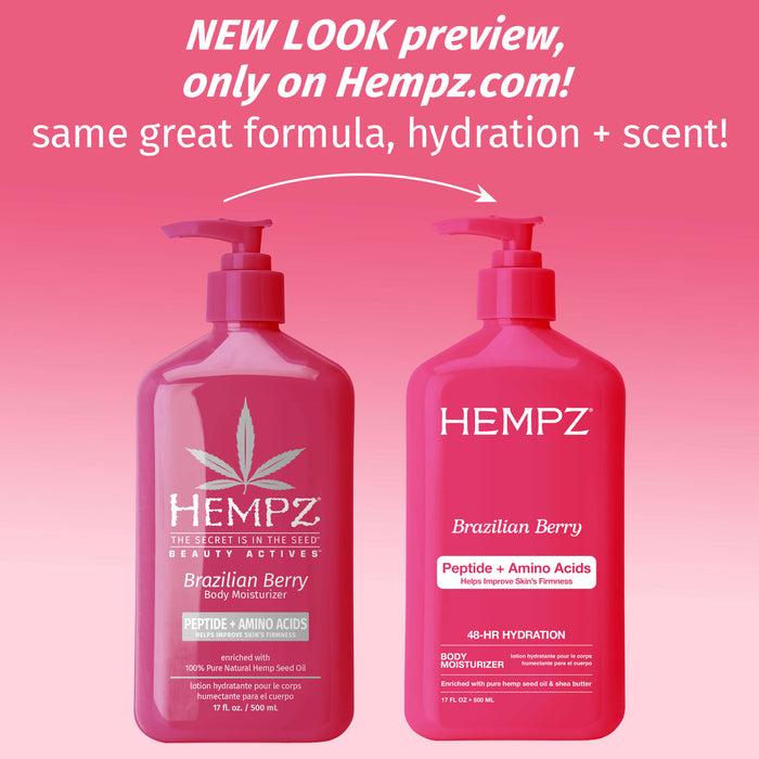Hempz Couture Beauty Actives Brazilian Berry Body Moisturizer With Peptides + Amino Acids