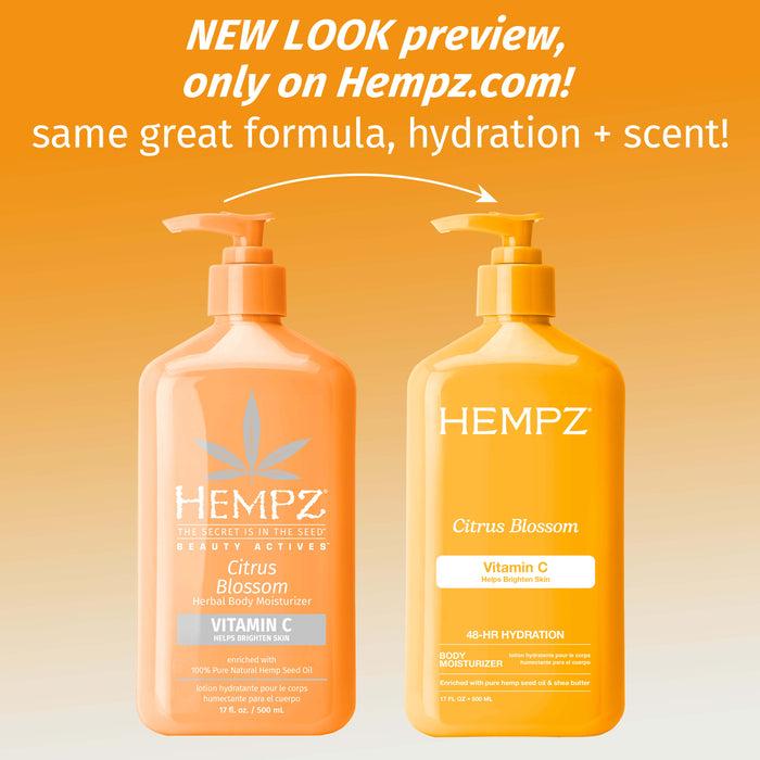 Hempz Couture Beauty Actives Citrus Blossom Body Moisturizer With Brightening Vitamin C
