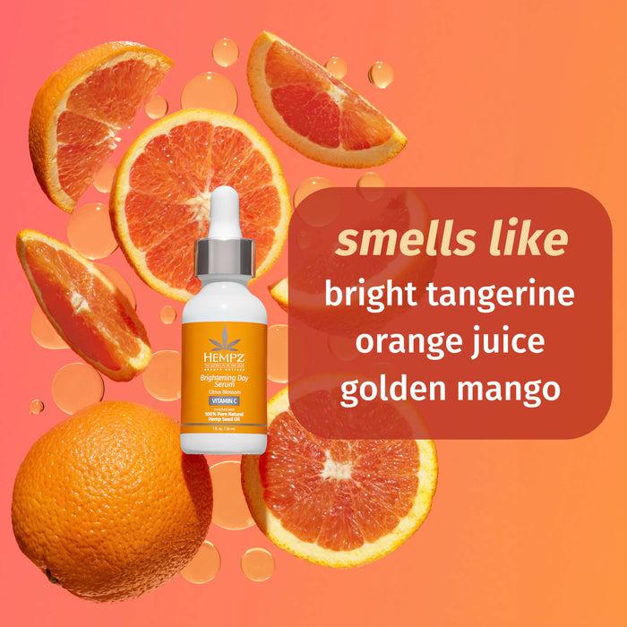 Hempz Couture Beauty Actives Citrus Blossom Brightening Day Facial Serum With Vitamin C