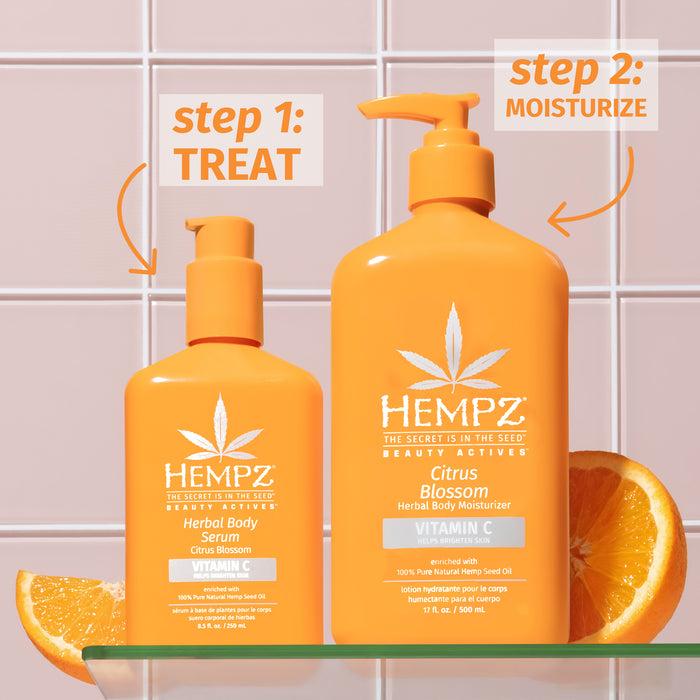 Hempz Couture Beauty Actives Citrus Blossom Herbal Body Serum With Vitamin C