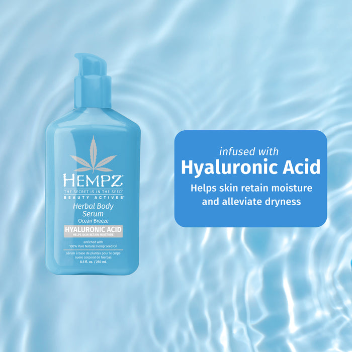 Hempz Couture Beauty Actives Ocean Breeze Herbal Body Serum With Hyaluronic Acid