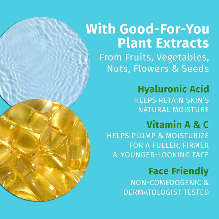 Hempz Couture Beauty Actives Ocean Breeze Hydrating Day Facial Moisturizer With Hyaluronic Acid