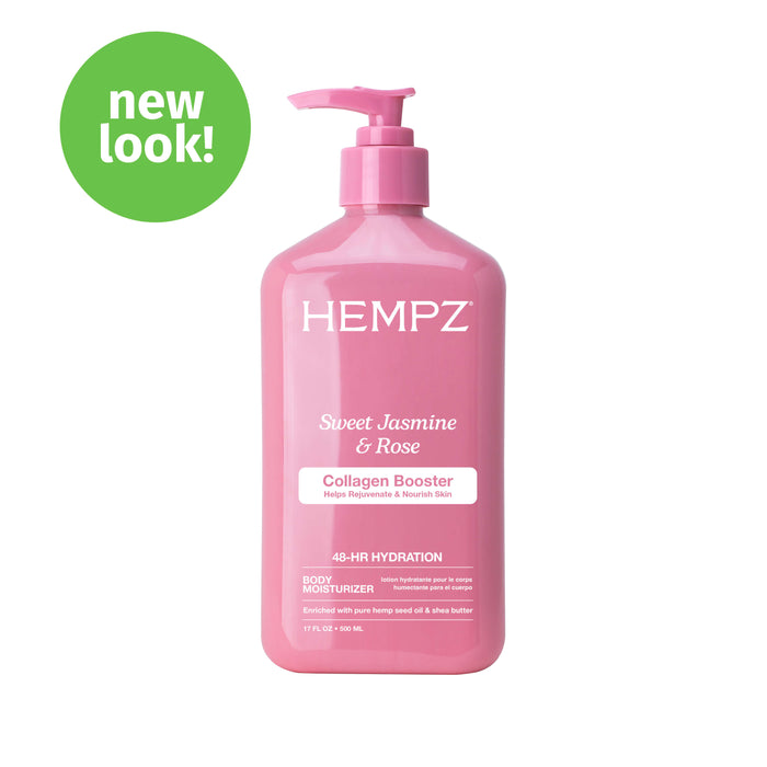 hempz couture Beauty Actives Sweet Jasmine & Rose Body Moisturizer with Collagen Booster