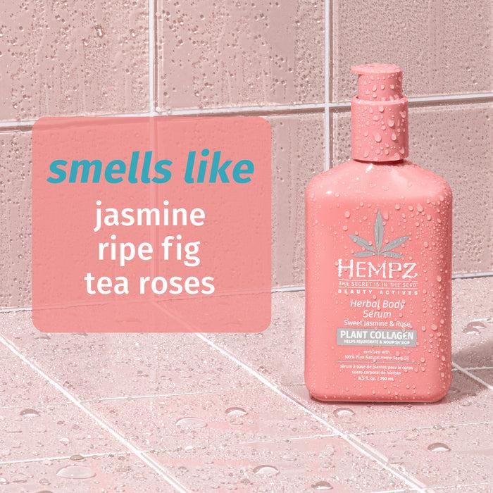 Hempz Couture Beauty Actives Sweet Jasmine & Rose Herbal Body Serum With Collagen Booster