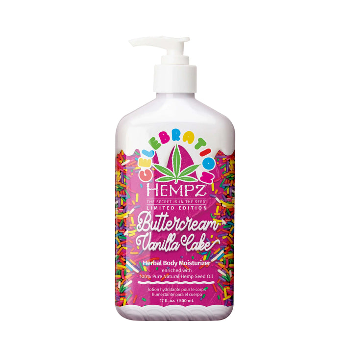 hempz couture Celebration Buttercream Vanilla Cake Herbal Body Moisturizer