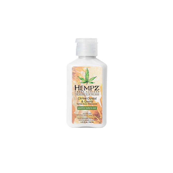 Hempz Couture Fresh Fusions Citrine Crystal & Quartz Herbal Body Moisturizer