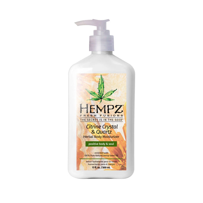 hempz couture Fresh Fusions Citrine Crystal & Quartz Herbal Body Moisturizer