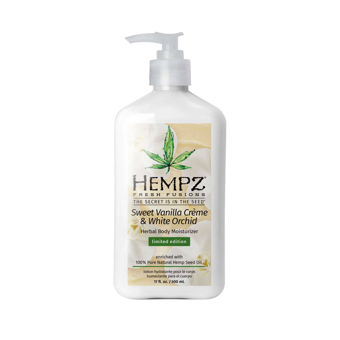 hempz couture Fresh Fusions Sweet Vanilla Creme & White Orchid Herbal Body Moisturizer