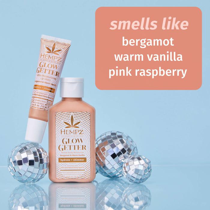 Hempz Couture Frosted Glow Getter Mini Lotion & Lip Gloss Gift Set