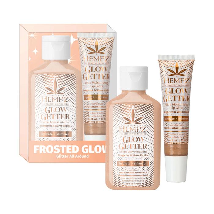 hempz couture Frosted Glow Getter Mini Lotion & Lip Gloss Gift Set