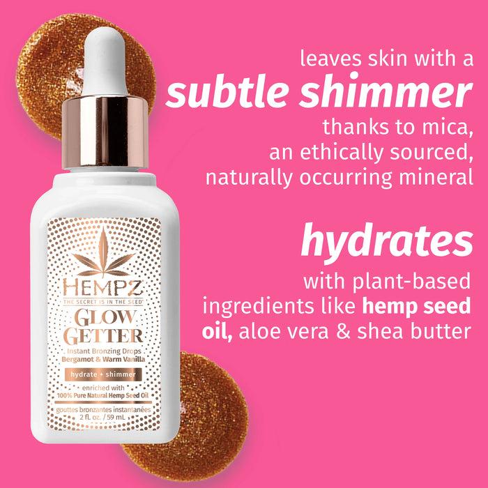 Hempz Couture Glow Getter Herbal Instant Bronzing Drops