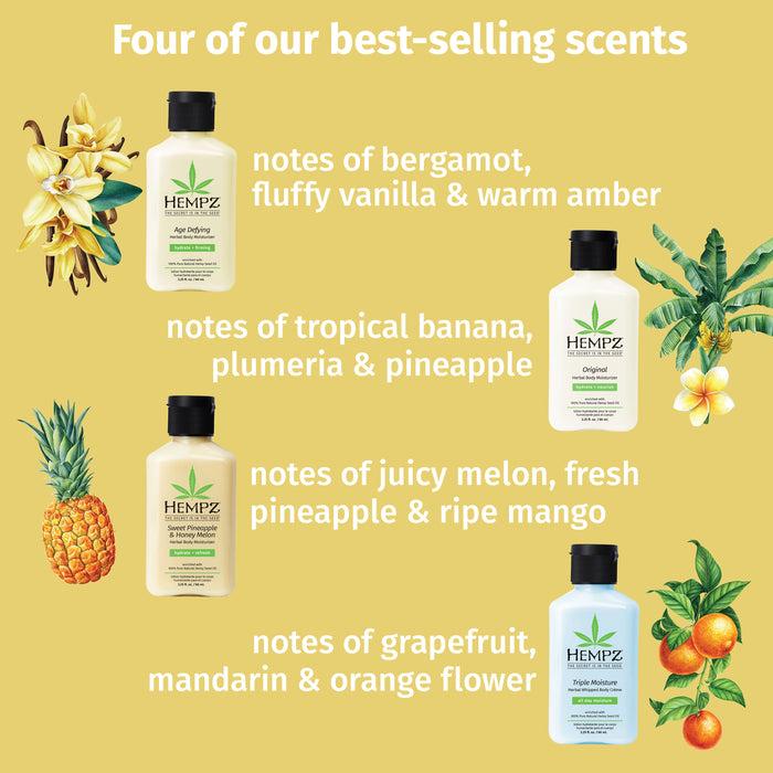 Hempz Couture Best-Selling Mini Moisturizer Set