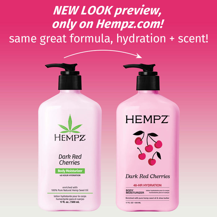 Hempz Couture Dark Red Cherries Body Moisturizer
