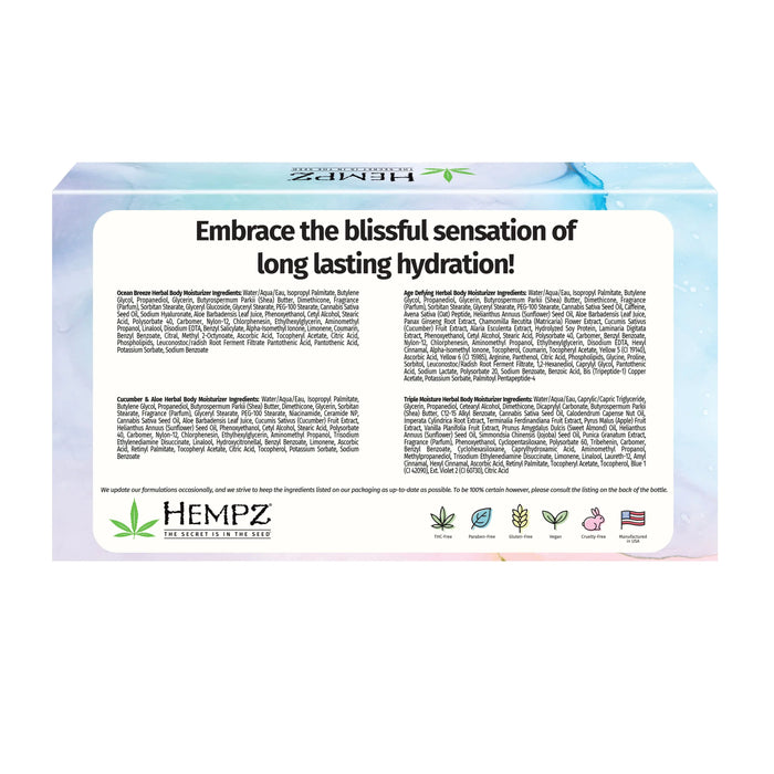 Hempz Couture Four Faves Mini Moisturizers Set