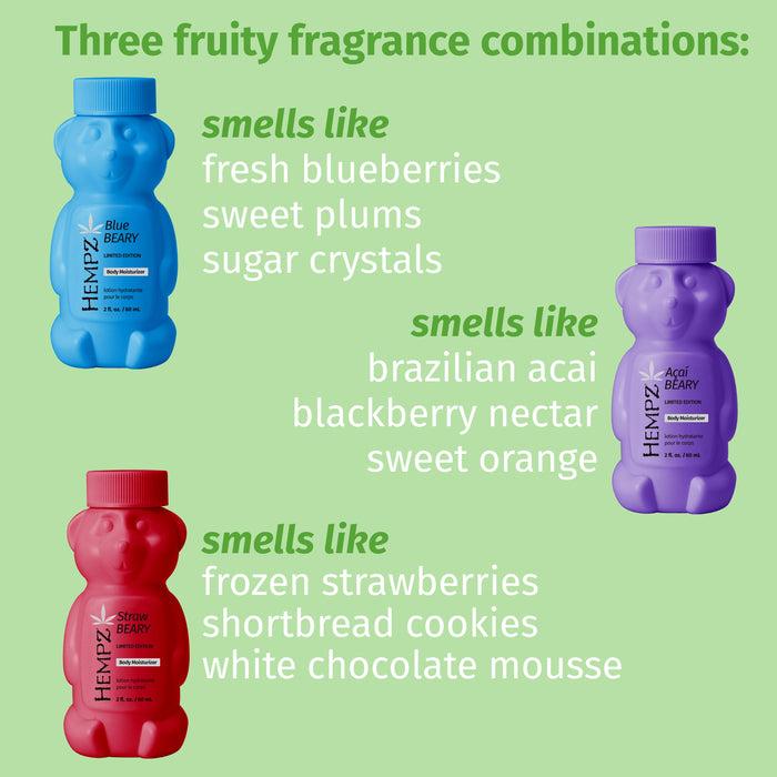 Hempz Couture Little Bearies Mini Moisturizer Set