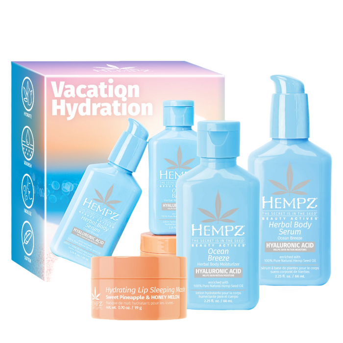 hempz couture Vacation Hydration Minis Gift Set