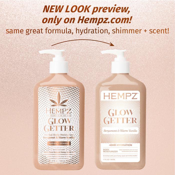 Hempz Couture Hempz Glow Getter Shimmer Moisturizing Body Lotion