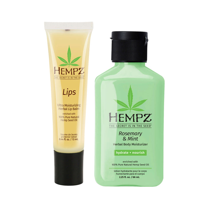 Hempz Couture Herbal Bliss Moisturizer & Lip Balm Kit