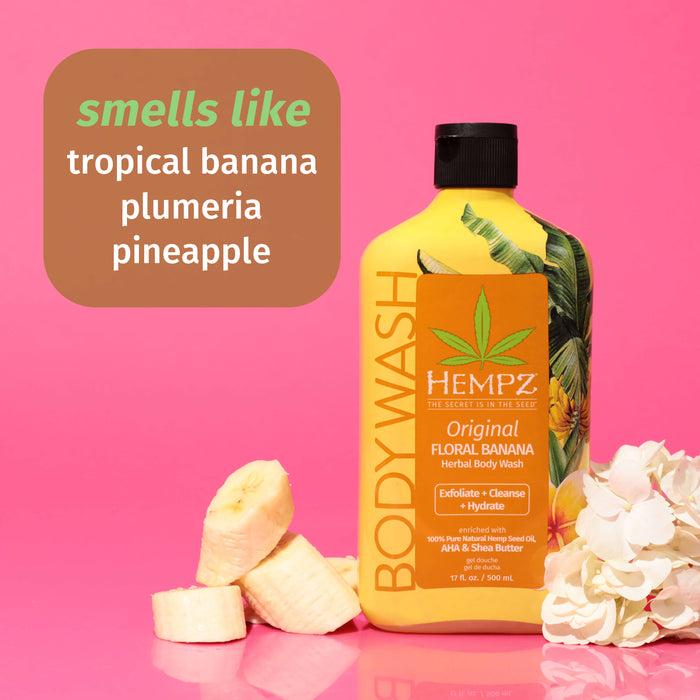 Hempz Couture Original Floral Banana Herbal Body Wash