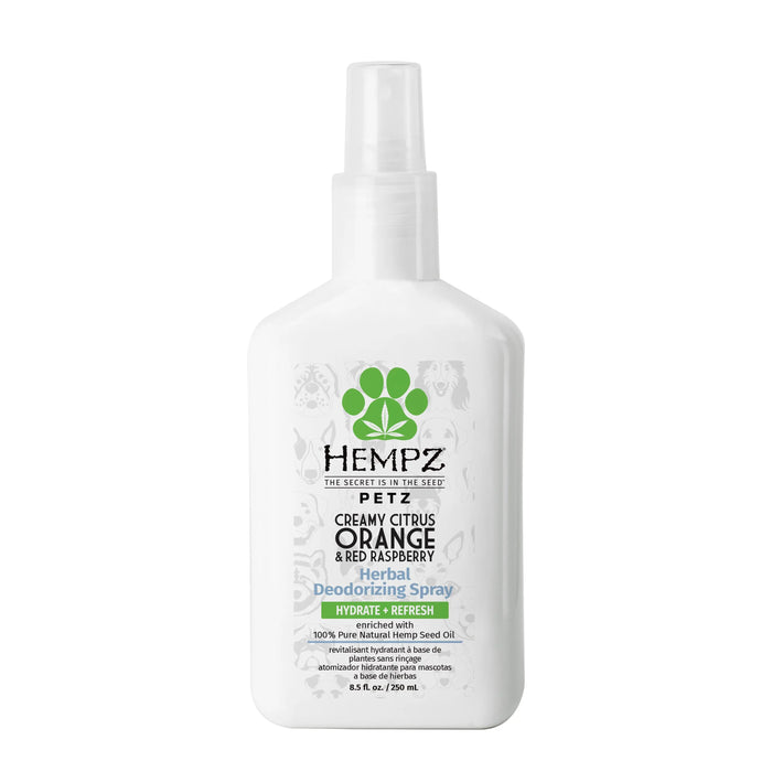 hempz couture Petz Creamy Citrus Orange & Red Raspberry Herbal Deodorizing Spray