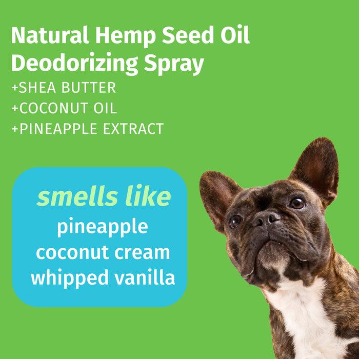 Hempz Couture Petz Pineapple & Coconut Gentle Herbal Deodorizing Spray
